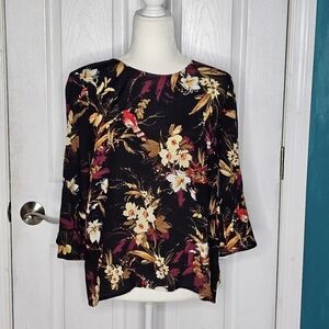 J Jill Floral Top XS